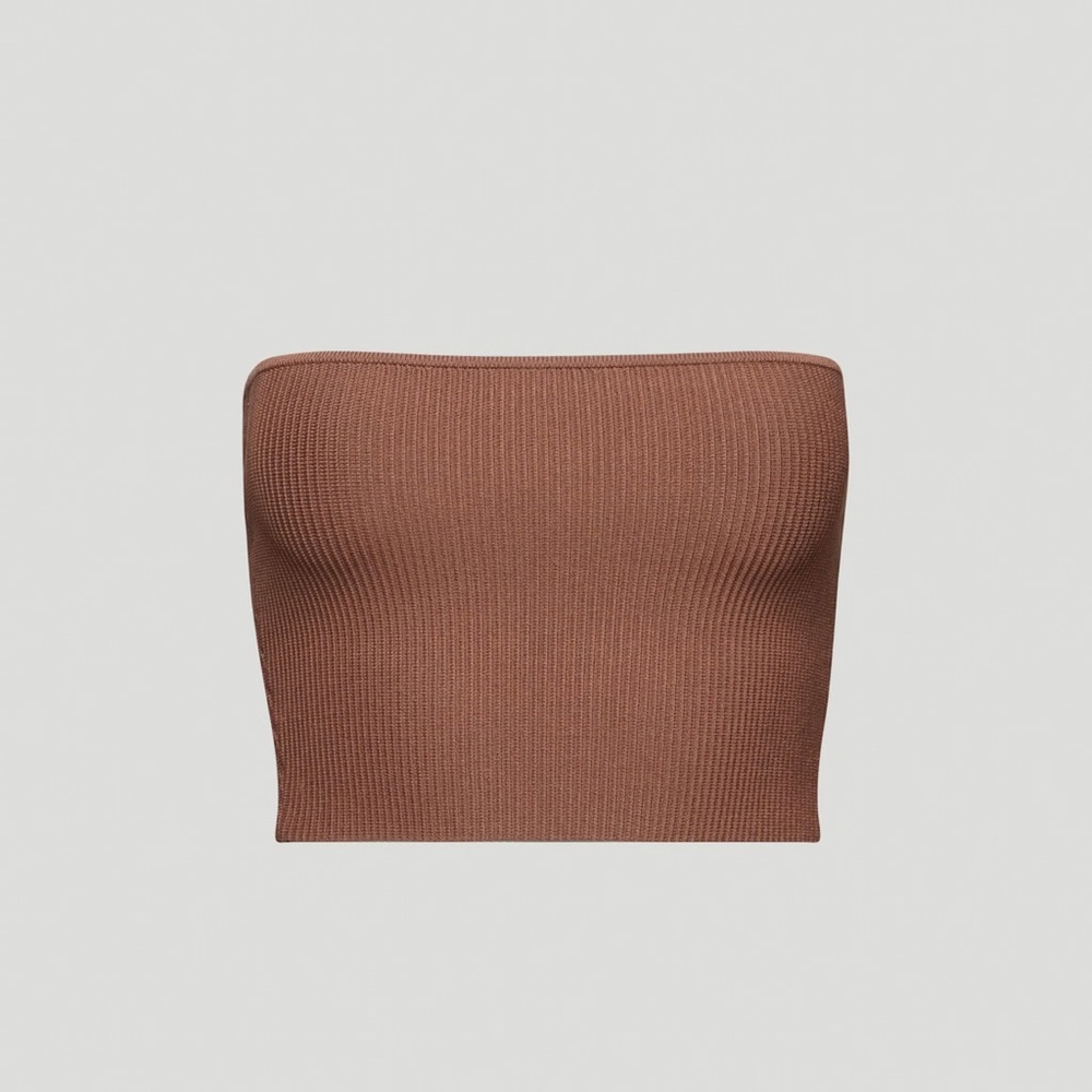 Babaton Sculpt Knit Cropped Tube Top